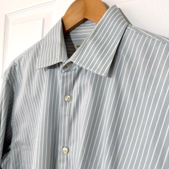 Banana Republic Other - Banana Republic Classic Fit 100% Cotton Striped Dress Shirt – Men’s Large 16-16.